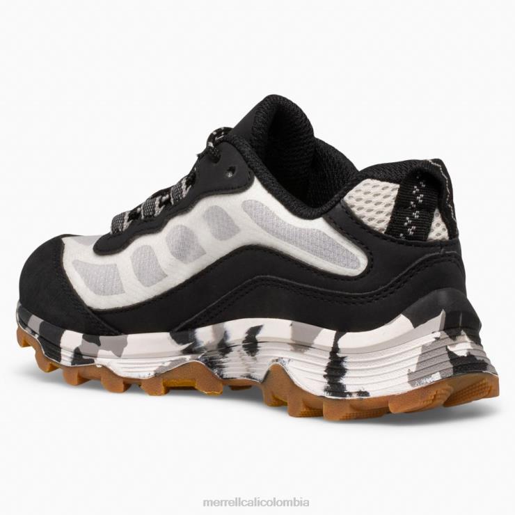 82LP61373 blanco negro niños Merrell Moab velocidad baja impermeable (mk266260) zapatos