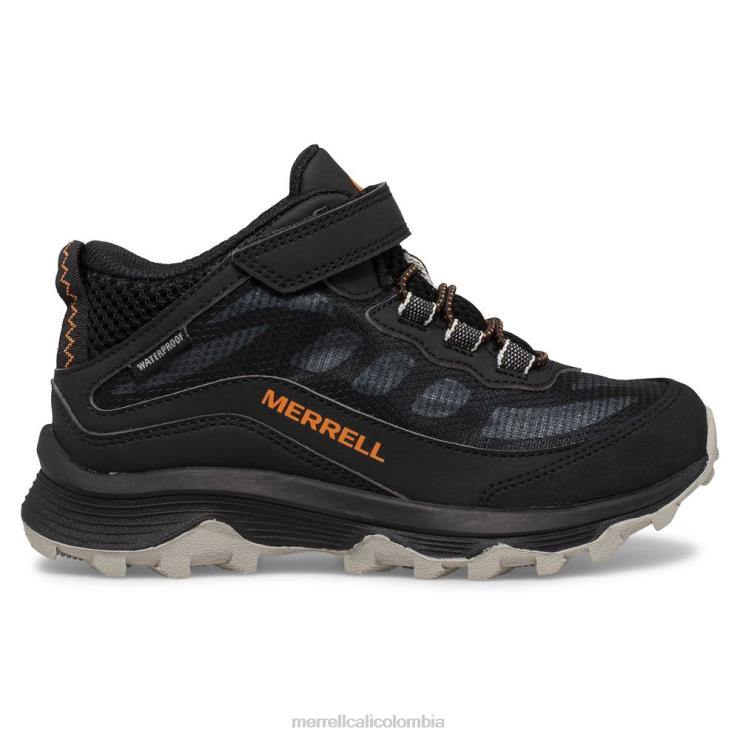 82LP61385 negro niños Merrell moab speed mid a/c impermeable (mk265951) zapatos