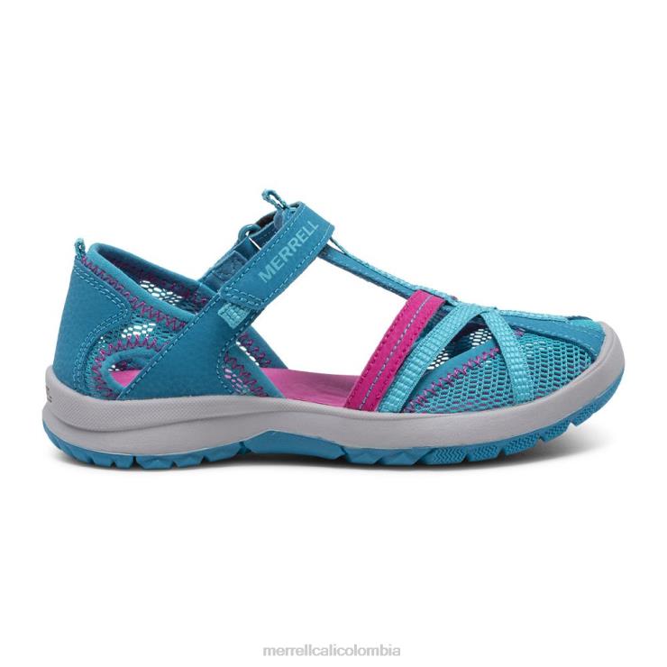 82LP61416 turquesa niños Merrell sandalia libélula (mk164456k) zapatos