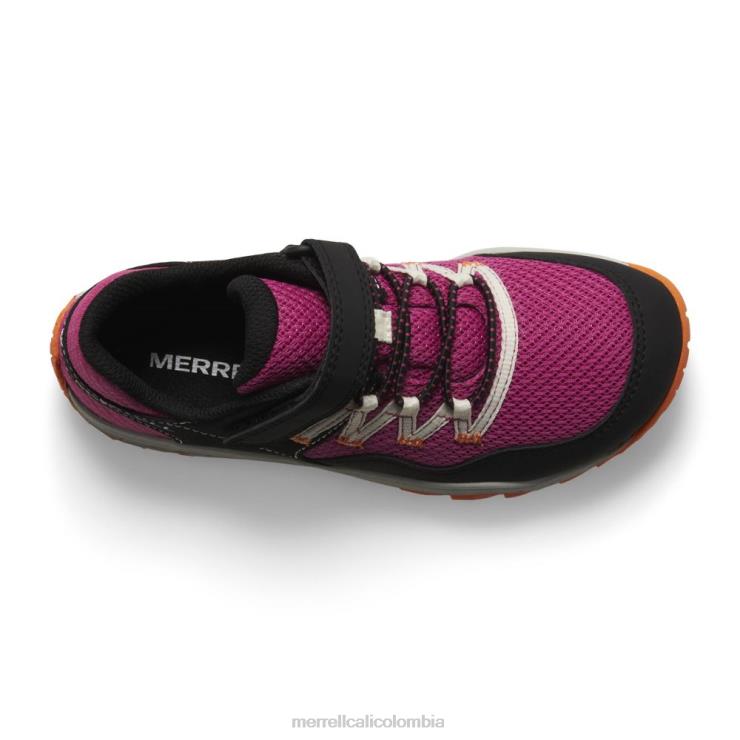 82LP61439 fucsia/negro niños Merrell Guante trail 7 a/c (mk166794k) zapatos