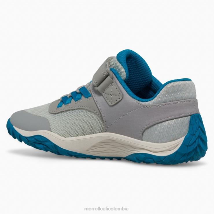 82LP61442 gris/azul/lima niños Merrell Guante trail 7 a/c (mk266793) zapatos