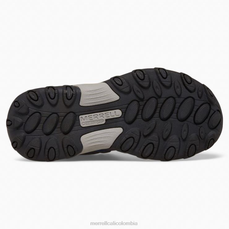 82LP61453 azul marino/lima niños Merrell Bota Outback Mid 2 (mk265609) zapatos