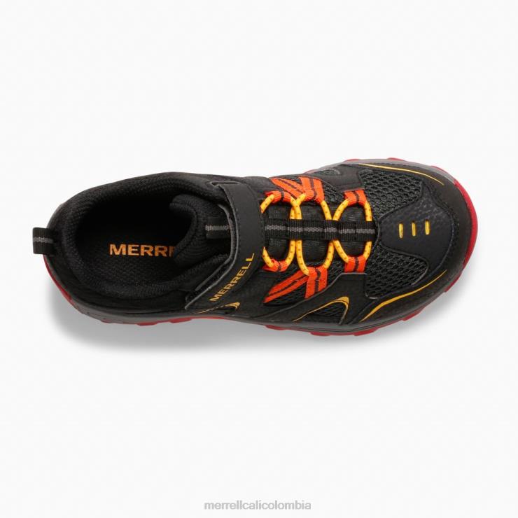 82LP61460 negro/gris/rojo niños Merrell zapato cazador de senderos (mk265717) zapatos