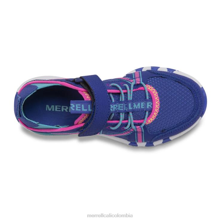 82LP61497 azul/turquesa niños Merrell Sandalia Hydro Free Roam (mk164951k) zapatos