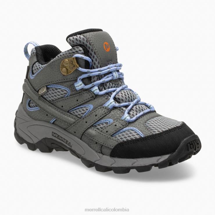 82LP6804 gris/bígaro niños Merrell Bota impermeable media moab 2 (mk162260) zapatos