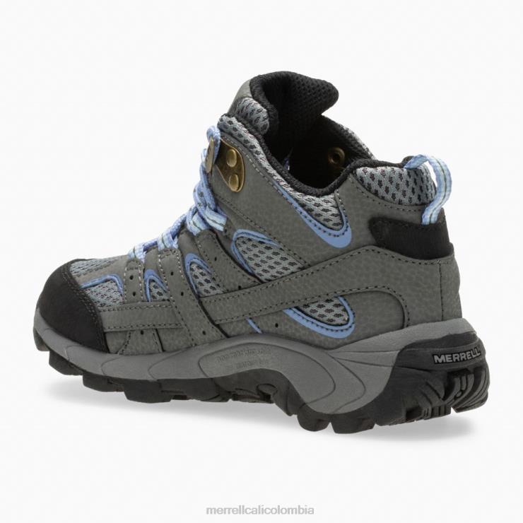 82LP6804 gris/bígaro niños Merrell Bota impermeable media moab 2 (mk162260) zapatos