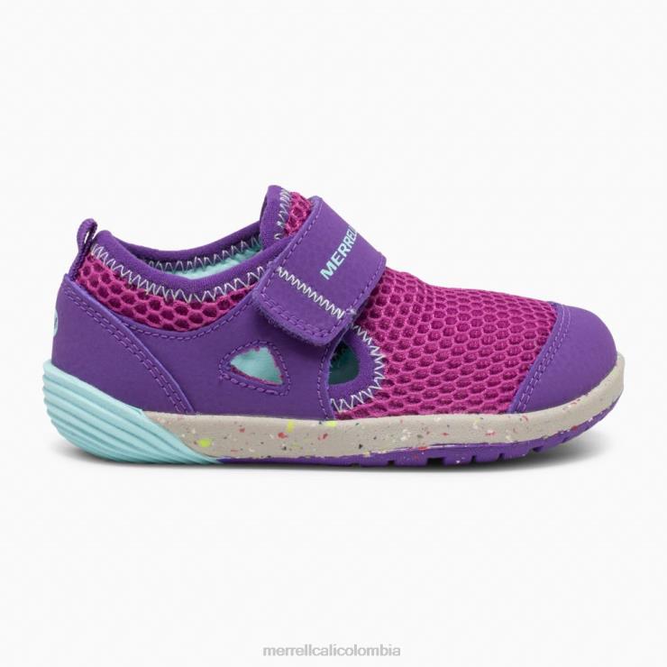82LP61395 morado/turquesa niños Merrell zapatilla bare step h2o (ml164494) zapatos