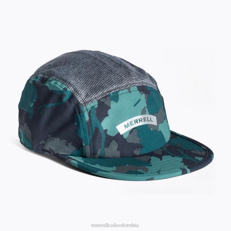 82LP6393 estampado de hojas de musgo marino unisexo Merrell gorra de trail running (jaf26640-330) accesorios