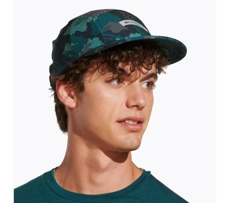 82LP6393 estampado de hojas de musgo marino unisexo Merrell gorra de trail running (jaf26640-330) accesorios
