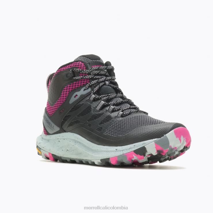 82LP61084 negro/fucsia unisexo Merrell antora 3 media impermeable (j067582) zapatos