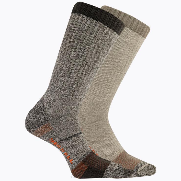 82LP6315 asistente marrón. unisexo Merrell Paquete de 2 calcetines altos con puntera de acero resistente (jss26717-238) accesorios