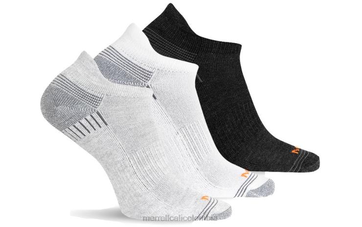 82LP6361 asistencia gris brezo unisexo Merrell Pack de 3 calcetines con lengüeta de corte bajo reciclados (jsf24606-041) accesorios